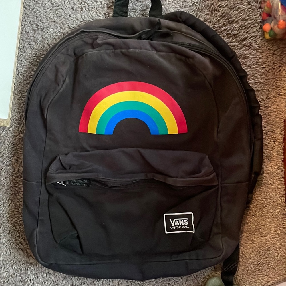 Vans Rainbow backpack.  Faded, but in good condition.